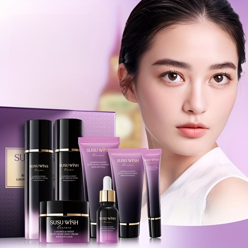 Luxury Skincare Gift Set - Conjunto Luxuoso e Elegante de Nove