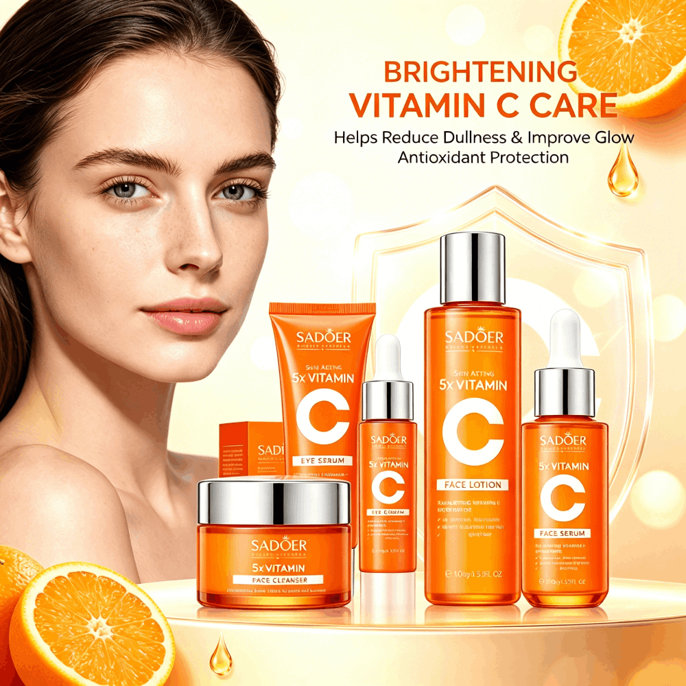 Luxury Skincare Set - Kit de Cuidados Faciais SADOER 5X
