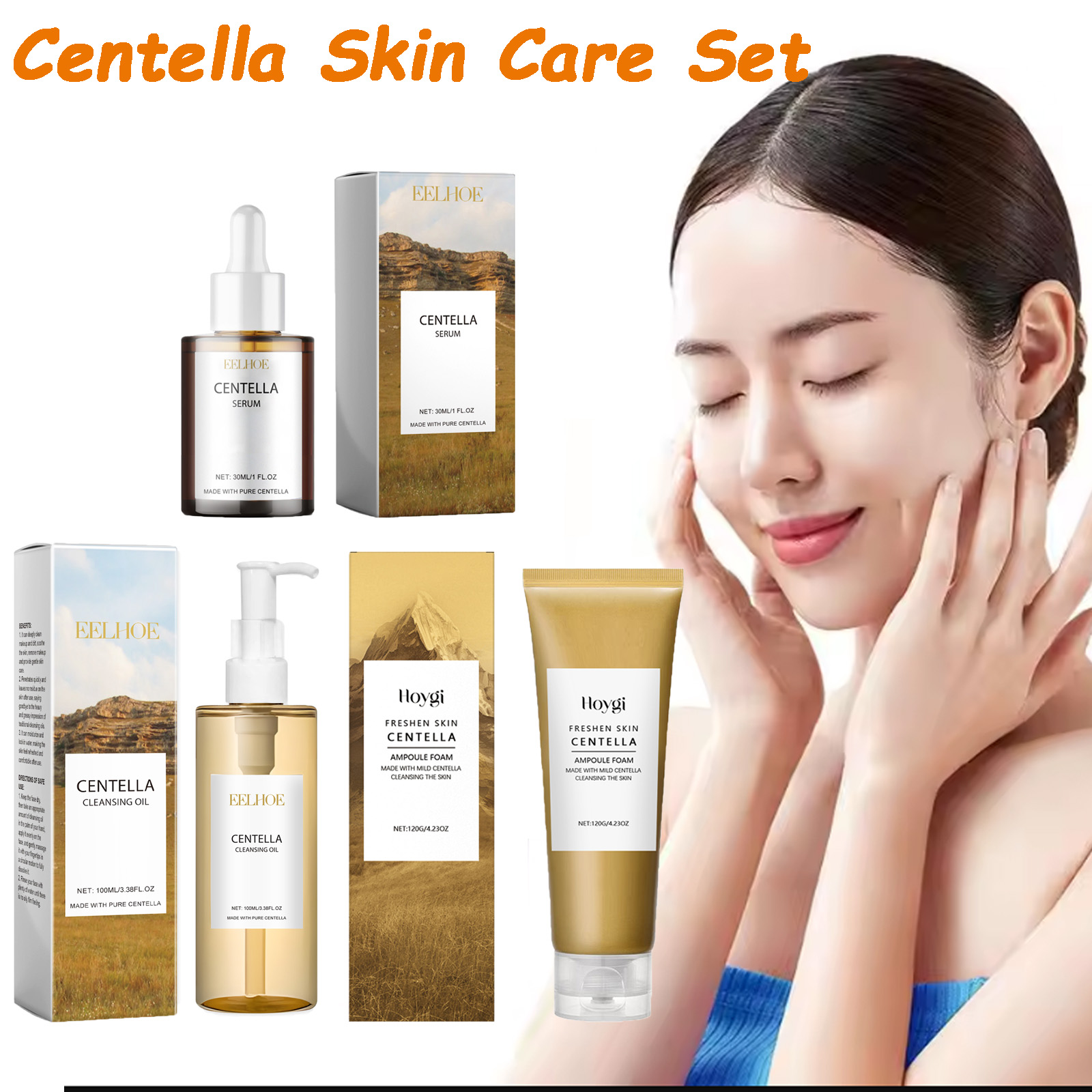 Centella conjunto de cuidados  - Luxury Skincare Set avaliação e preço
