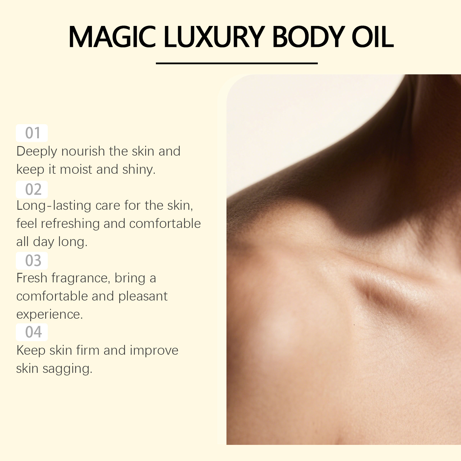 Óleo Corporal Luxuoso Magic Bo - Luxury Skincare Oil avaliação e preço
