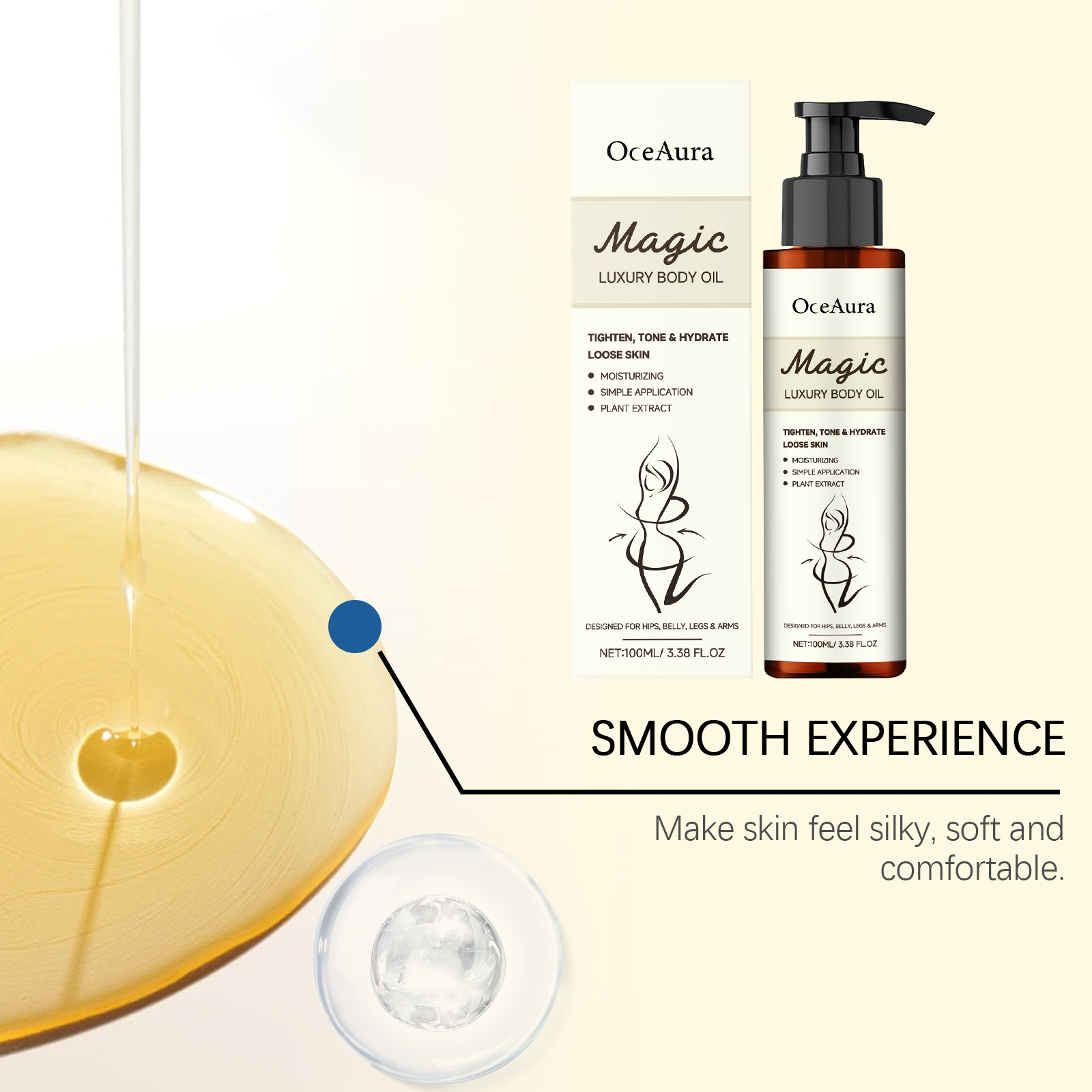 Óleo Corporal Luxuoso Magic Bo - Luxury Skincare Oil avaliação e preço