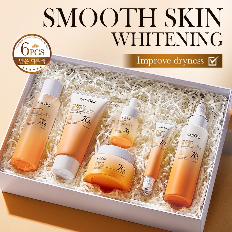 70% arroz hidratante anti-ruga - Luxury Skincare Set avaliação e preço