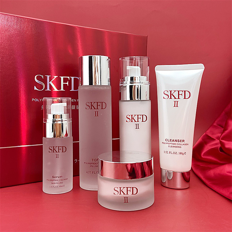 Polipeptídeo colágeno conjunto - Luxury Skincare Set avaliação e preço