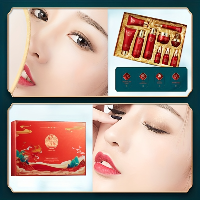 Conjunto de Dez Peças Qilin Ji - Luxury Skincare Set avaliação e preço